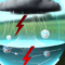 A graphic showing how a thunderstorm impacts the surrounding environment